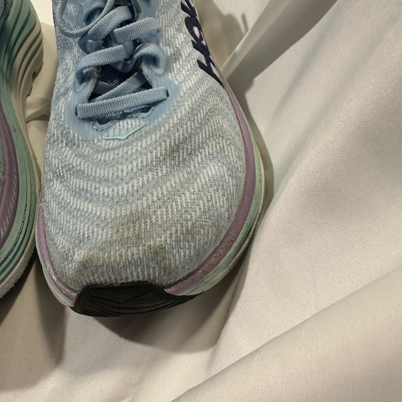 Hoka Sky Blue and Mint Running Shoes - Picture 4 of 11
